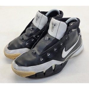 Nike Zoom Kobe 1 Uptempo Orca 2005 Black White Size 5.5 Youth Basketball Shoes